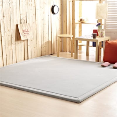 corner carpet mat Silver Gray