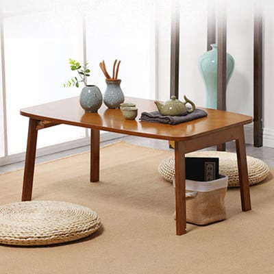 Japanese bamboo foldable low table