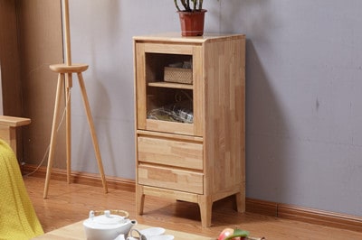 hardwood cabinets