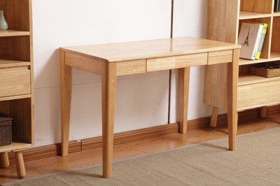 one drawer wooden desk